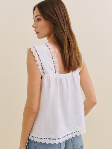 faye linen top