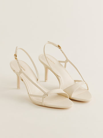 nino slingback heeled sandal