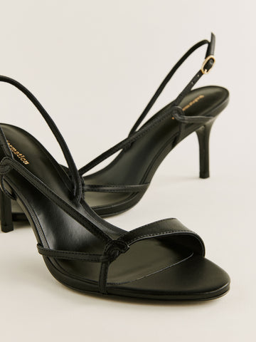 nino slingback heeled sandal