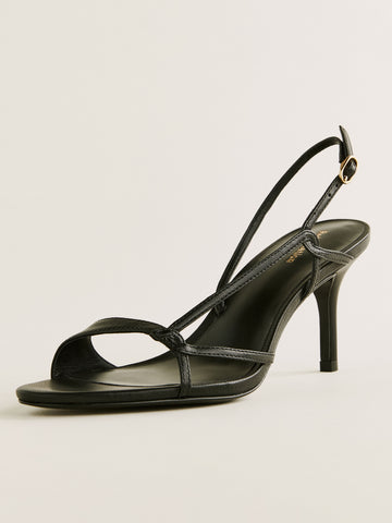 nino slingback heeled sandal