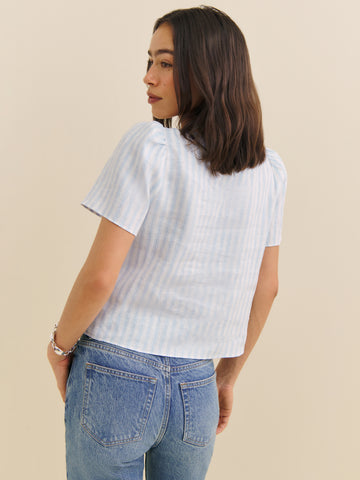 mayla linen top