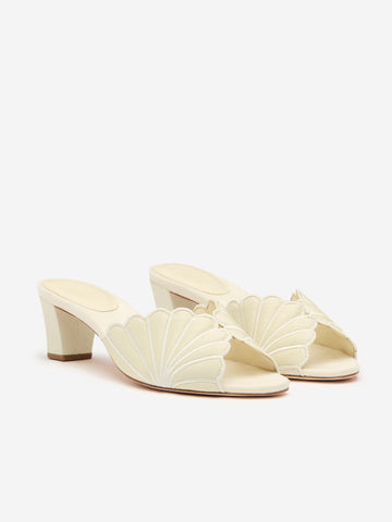 waldena block heeled mule