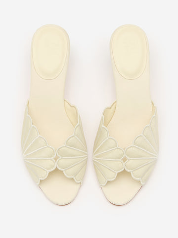 waldena block heeled mule