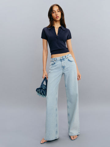 bentley cotton polo sweater