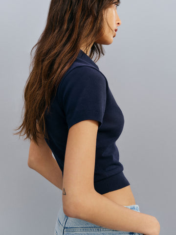 bentley cotton polo sweater