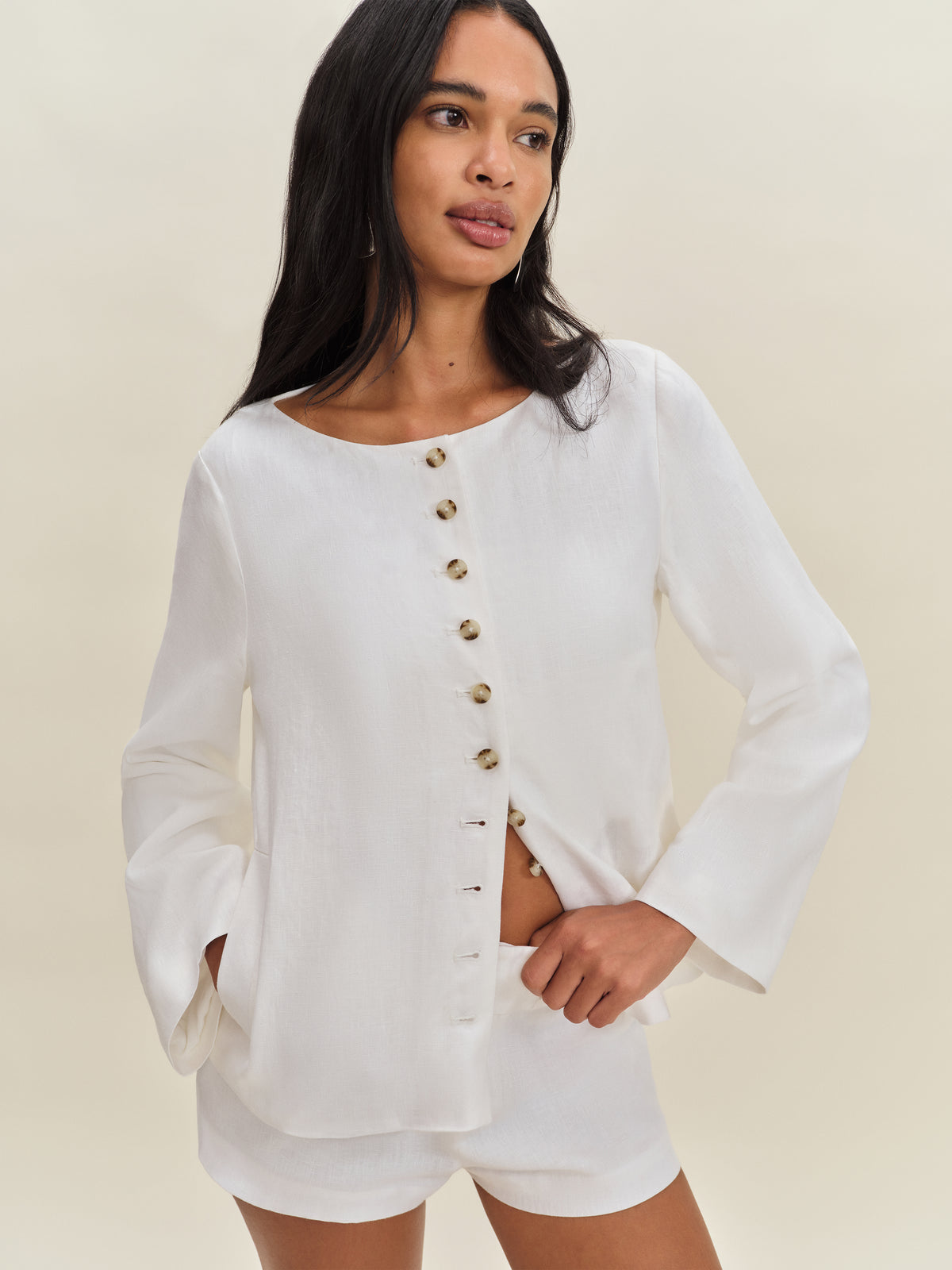 lucia linen jacket