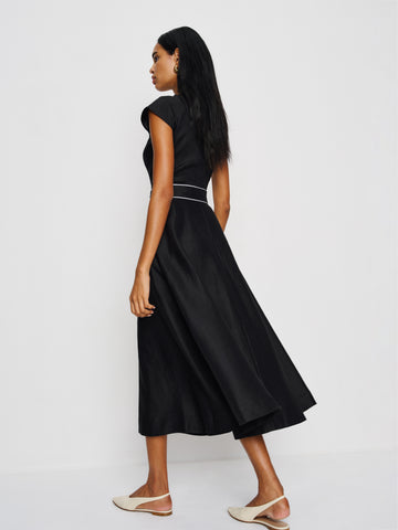 felipe belted linen dress