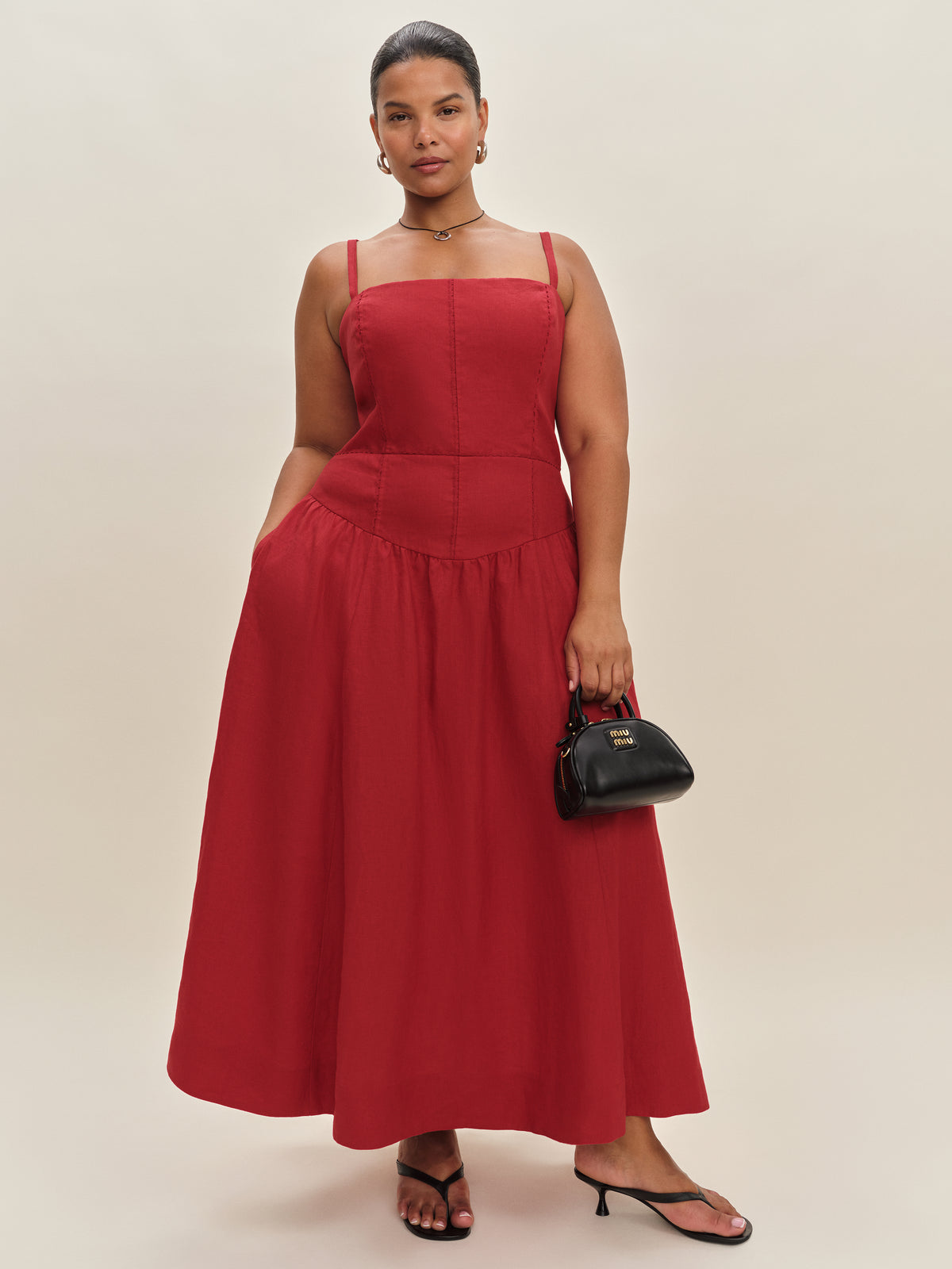 katarin linen dress es