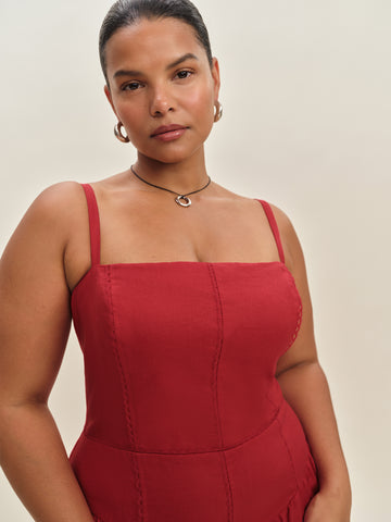 katarin linen dress es