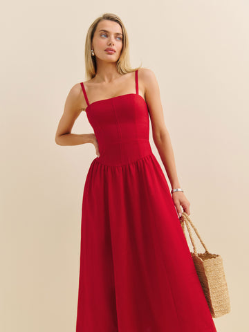 petites katarin linen dress