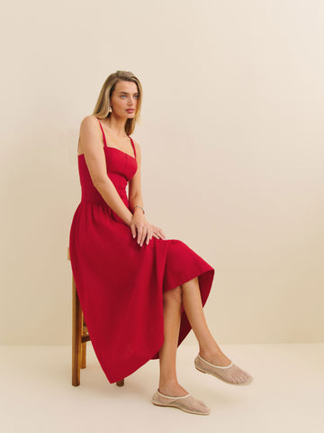 petites katarin linen dress