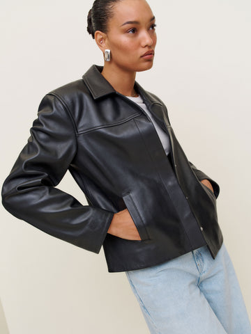 veda louisa leather jacket