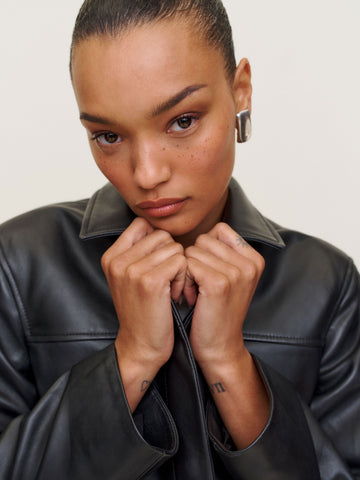 veda louisa leather jacket