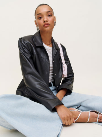 veda louisa leather jacket