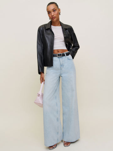 veda louisa leather jacket