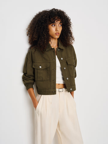 hudson military twill jacket