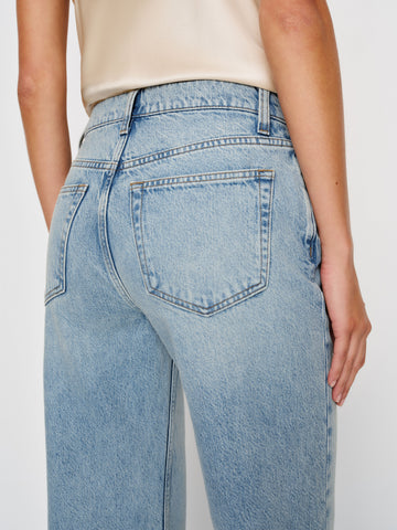 kara low rise loose flare jeans