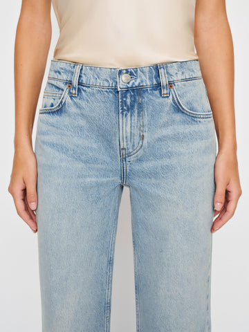 kara low rise loose flare jeans