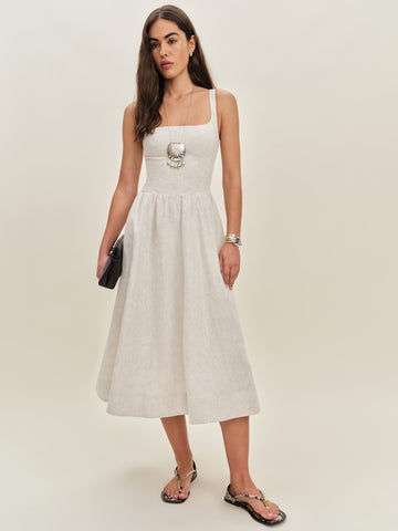 janu linen dress