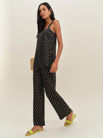 kristen linen two piece