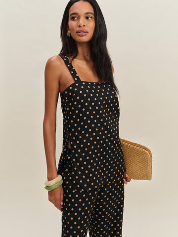 kristen linen two piece