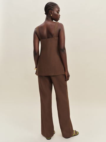 kristen linen two piece