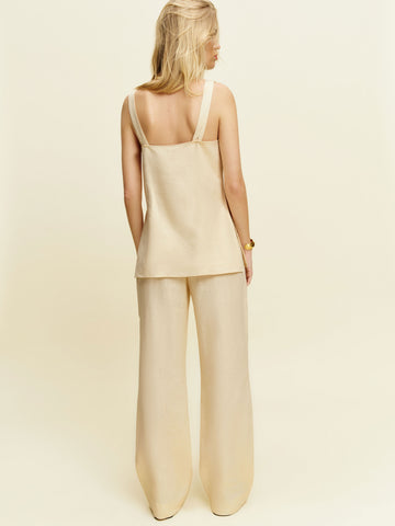 kristen linen two piece