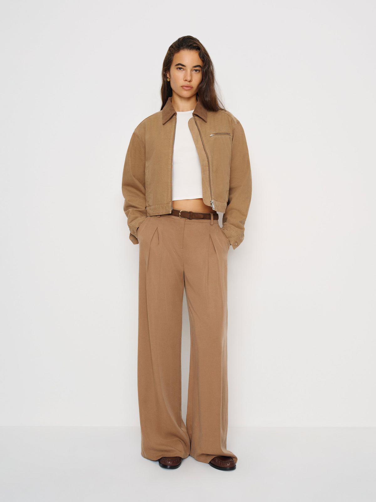 briar cropped utility jacket