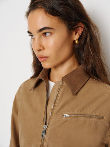 briar cropped utility jacket