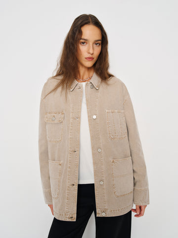 emery denim chore jacket