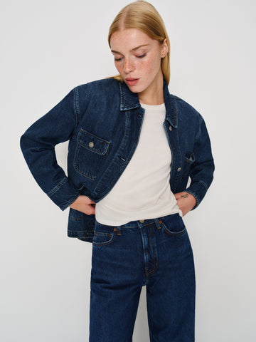 emery denim chore jacket