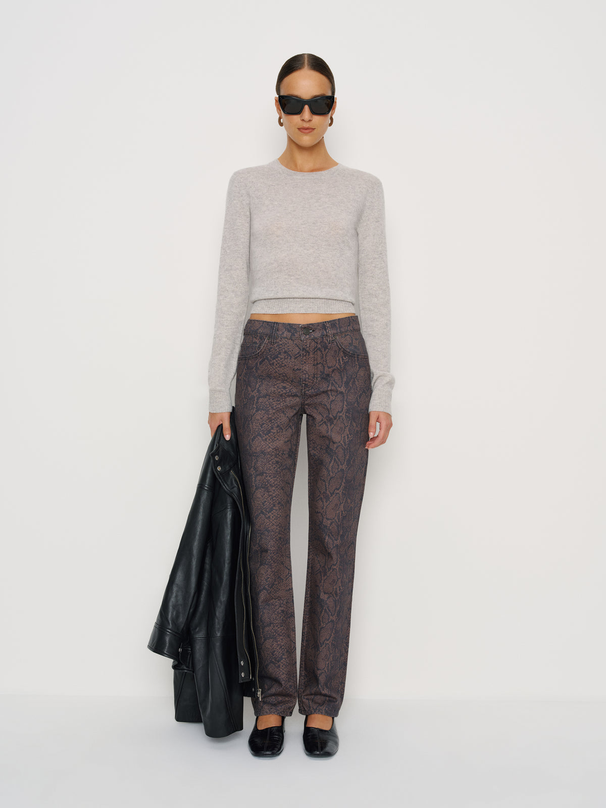 greer mid rise straight jeans