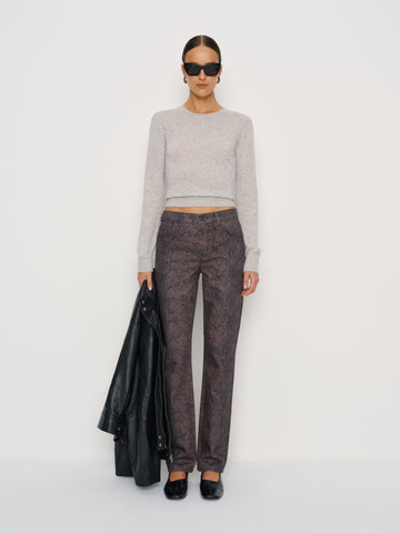 greer mid rise straight jeans