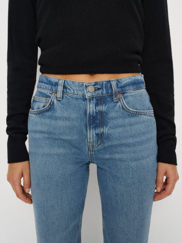 greer mid rise straight jeans