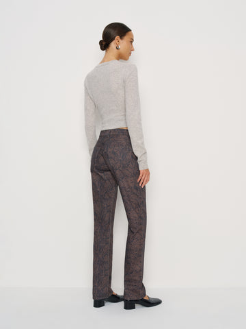 greer mid rise straight jeans