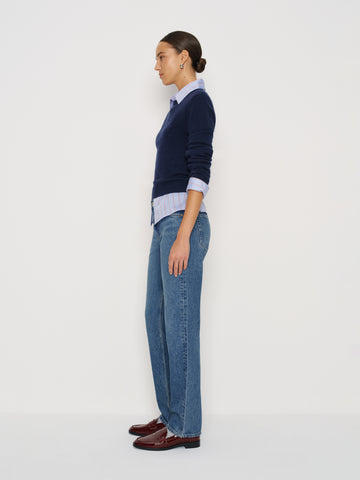 greer mid rise straight jeans