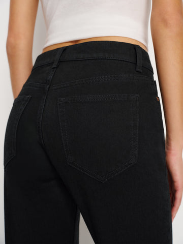 greer mid rise straight jeans