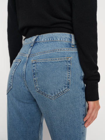 greer mid rise straight jeans