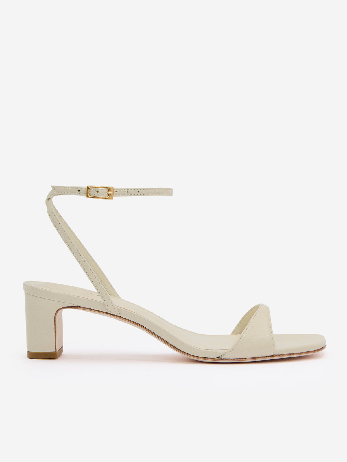 sage heeled sandal