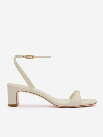 sage heeled sandal