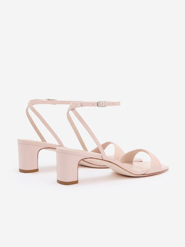 sage heeled sandal