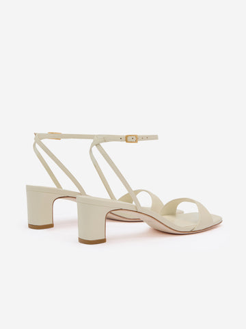 sage heeled sandal
