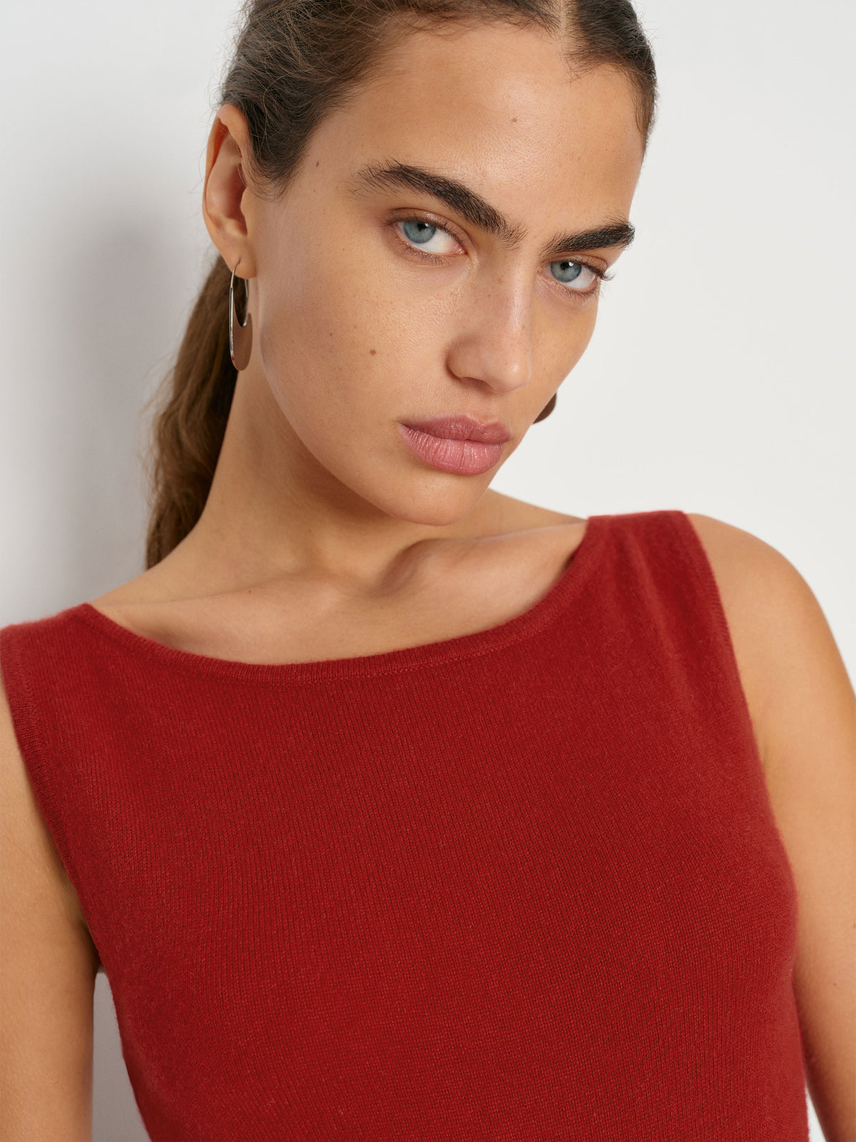 monaco cashmere reversible tank