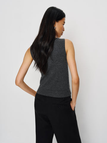 monaco cashmere reversible tank