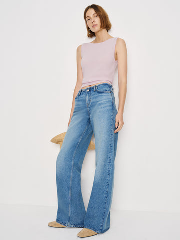 monaco cashmere reversible tank