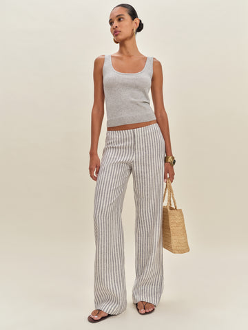 monaco cashmere reversible tank