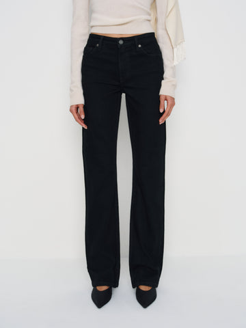 elton mid rise super stretch straight jeans