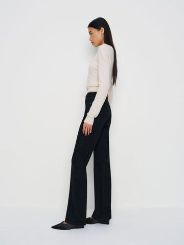 elton mid rise super stretch straight jeans