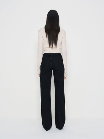 elton mid rise super stretch straight jeans