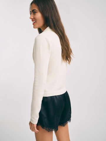 florentina cashmere collared cardigan